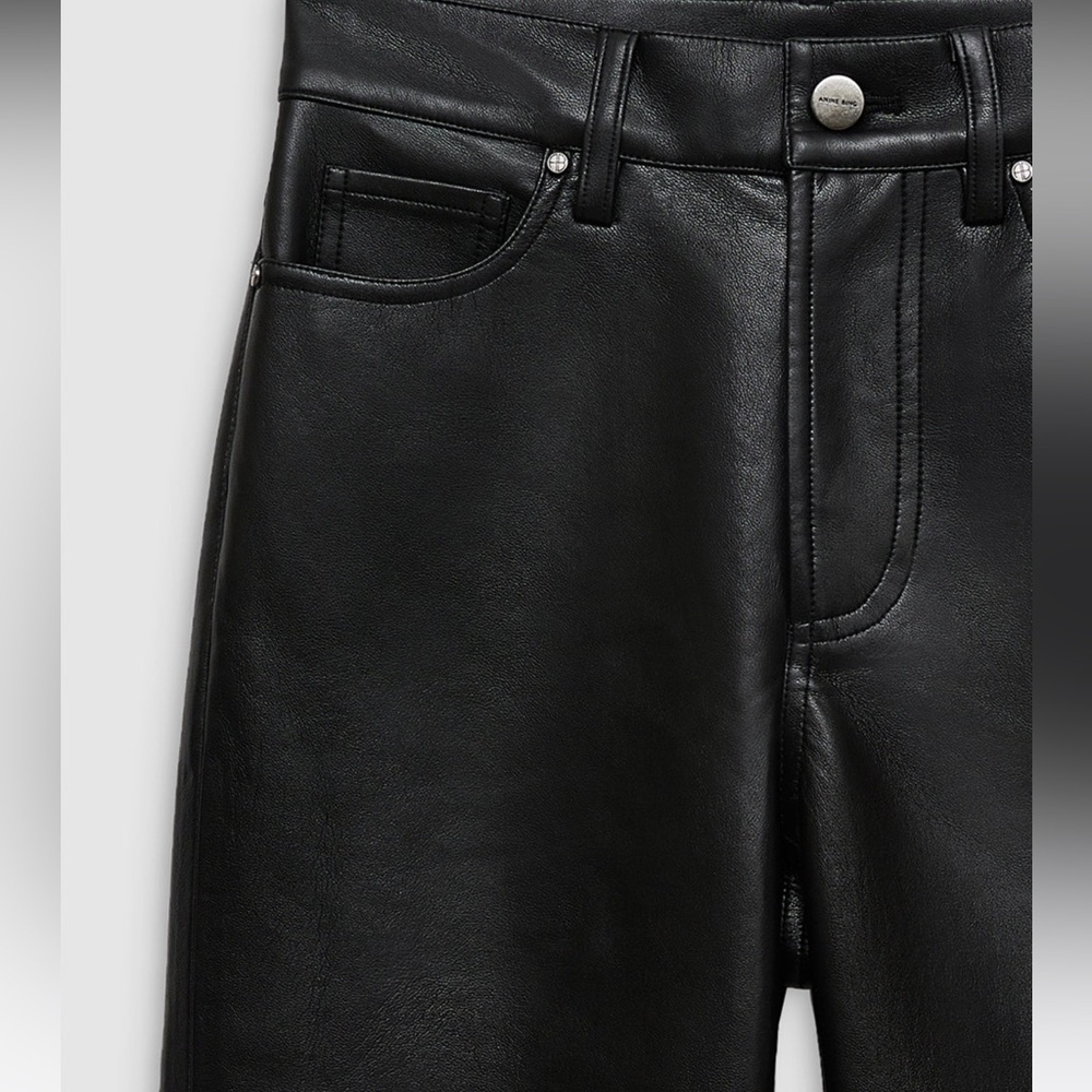 Anine bing Bruno Leather pants BNWT - Picture 4 of 8